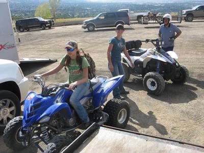 Cris Tammy 4wheeling